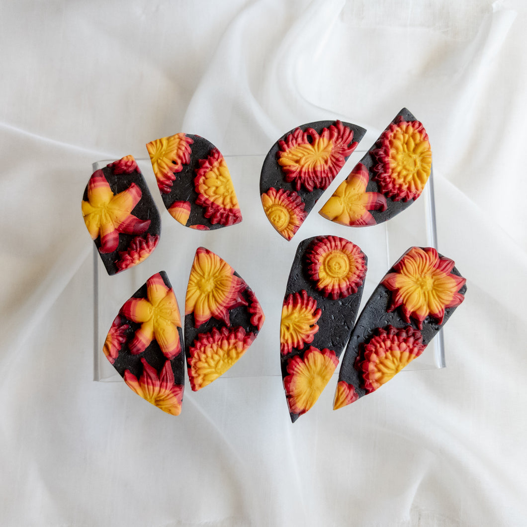 Lava Flower Studs