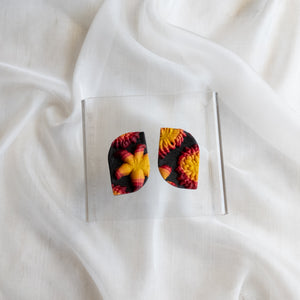 Lava Flower Studs