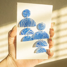 Load image into Gallery viewer, Jelena in Glassy Blue Swirl
